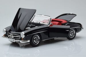 Mercedes 190 SL W121 Cabriolet Black Minichamps 1:18 100037030 Diecast — photo 2 of 8