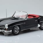 Mercedes 190 SL W121 Cabriolet Black Minichamps 1:18