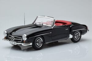 Mercedes 190 SL W121 Cabriolet Black Minichamps 1:18 100037030