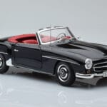 Mercedes 190 SL W121 Cabriolet Black Minichamps 1:18 - image 5 of 8