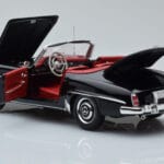 Mercedes 190 SL W121 Cabriolet Black Minichamps 1:18 - image 7 of 8