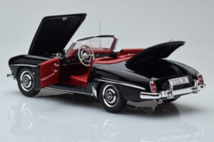 Mercedes 190 SL W121 Cabriolet Black Minichamps 1:18 100037030 Diecast — photo 7 of 8