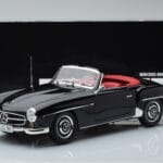 Mercedes 190 SL W121 Cabriolet Black Minichamps 1:18 - image 8 of 8