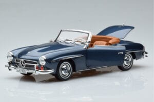 Mercedes 190 SL W121 Roadster Blue Norev 1:18 B66040625 Diecast — photo 2 of 8