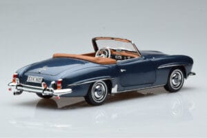 Mercedes 190 SL W121 Roadster Blue Norev 1:18 B66040625 Diecast — photo 3 of 8