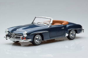 Mercedes 190 SL W121 Roadster Blue Norev 1:18