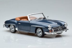 Mercedes 190 SL W121 Roadster Blue Norev 1:18 B66040625 Diecast — photo 6 of 8