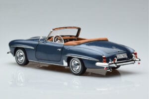 Mercedes 190 SL W121 Roadster Blue Norev 1:18 B66040625 Diecast — photo 7 of 8