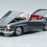 Mercedes 190 SL W121 Roadster Grey Norev 1:18 183402 Diecast - image 2 of 8