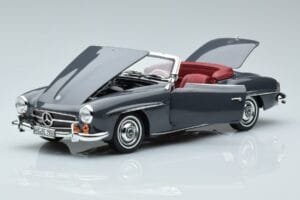 Mercedes 190 SL W121 Roadster Grey Norev 1:18 183402 Diecast — photo 2 of 8
