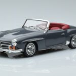 Mercedes 190 SL W121 Roadster Grey Norev 1:18 183402 Diecast