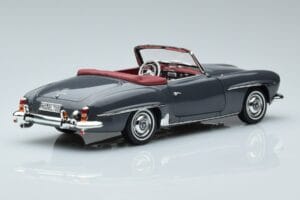 Mercedes 190 SL W121 Roadster Grey Norev 1:18 183402 Diecast — photo 3 of 8