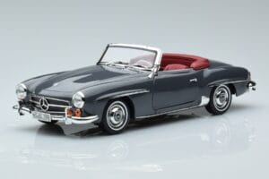 Mercedes 190 SL W121 Roadster Grey Norev 1:18 183402 Diecast