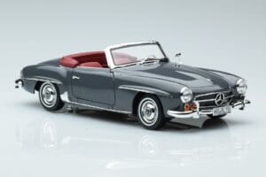 Mercedes 190 SL W121 Roadster Grey Norev 1:18 183402 Diecast — photo 5 of 8
