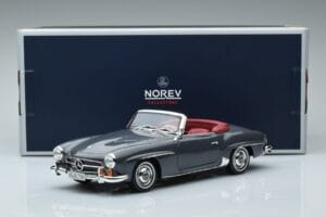Mercedes 190 SL W121 Roadster Grey Norev 1:18 183402 Diecast — photo 8 of 8