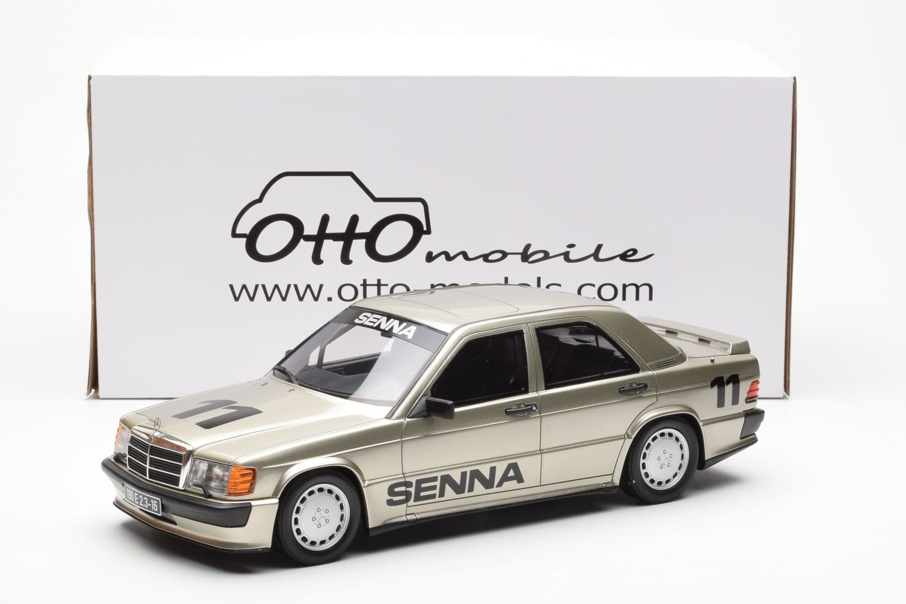 Mercedes 190E 2.3-16 W201 A. Senna Nurburgring Race of Champions 1984 Otto 1:18 OT1041 Resin — photo 6 of 6