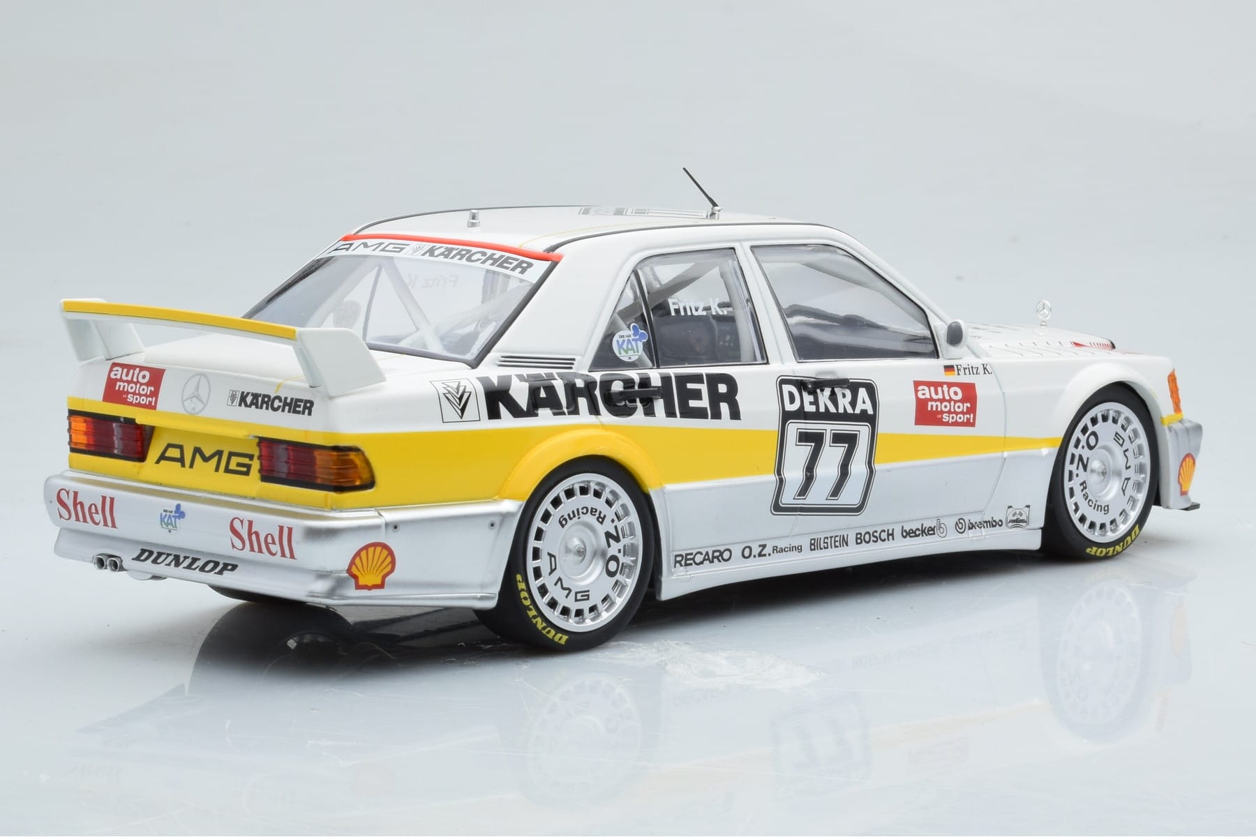 Mercedes 190E 2.5-16 W201 EVO 1 Karcher #77 F. Kreutzpointer Team AMG-Mercedes DTM 1990 Minichamps 1:18 155903677 Diecast — photo 2 of 6