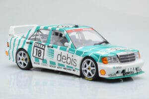 Mercedes 190E 2.5-16 W201 EVO 2 Debis #18 F. Giroix Team Zackspeed DTM 1991 Minichamps 1:18 155913618 Diecast — photo 4 of 6