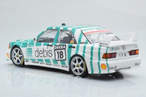Mercedes 190E 2.5-16 W201 EVO 2 Debis #18 F. Giroix Team Zackspeed DTM 1991 Minichamps 1:18 155913618 Diecast — photo 5 of 6