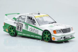 Mercedes 190E 2.5-16 W201 EVO 2 Debis #88 B. Schneider Team Zackspeed DTM 1991 Minichamps 1:18 155913688 Diecast — photo 4 of 6