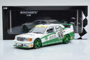 Mercedes 190E 2.5-16 W201 EVO 2 Debis #88 B. Schneider Team Zackspeed DTM 1991 Minichamps 1:18 155913688 Diecast — photo 6 of 6