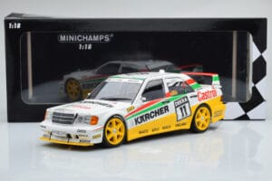 Mercedes 190E 2.5-16 W201 EVO 2 Karcher #11 J. Laffite Team Maas-Schons DTM 1992 Minichamps 1:18 155923611 Diecast — photo 6 of 6
