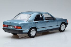 Mercedes 190E W201 Light Blue Norev 1:18 183828 Diecast — photo 3 of 7