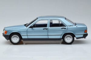 Mercedes 190E W201 Light Blue Norev 1:18 183828 Diecast — photo 4 of 7