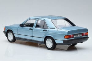 Mercedes 190E W201 Light Blue Norev 1:18 183828 Diecast — photo 6 of 7