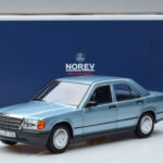 Mercedes 190E W201 Light Blue Norev 1:18 - image 7 of 7