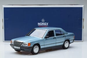 Mercedes 190E W201 Light Blue Norev 1:18 183828 Diecast — photo 7 of 7