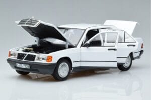 Mercedes 190 E W201 White Norev 1:18 183820 Diecast — photo 2 of 7