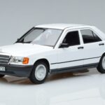 Mercedes 190 E W201 White Norev 1:18 183820 Diecast