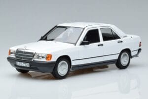 Mercedes 190 E W201 White Norev 1:18 183820 Diecast