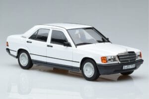 Mercedes 190 E W201 White Norev 1:18 183820 Diecast — photo 5 of 7