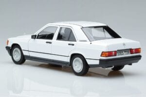 Mercedes 190 E W201 White Norev 1:18 183820 Diecast — photo 6 of 7
