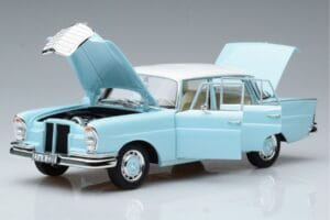 Mercedes 220 S W111 Blue Norev 1:18 183920 Diecast — photo 2 of 7