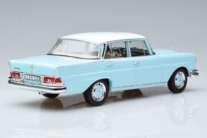 Mercedes 220 S W111 Blue Norev 1:18 183920 Diecast — photo 3 of 7
