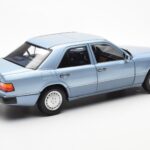 Mercedes 230E W124 Light Blue Metallic Norev 1:18 - image 3 of 8