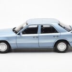 Mercedes 230E W124 Light Blue Metallic Norev 1:18 - image 4 of 8