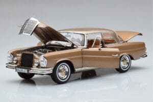 Mercedes 250 SE Coupe W111 Gold Metallic Norev 1:18 183759 Diecast — photo 2 of 7