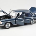 Mercedes 280 SE W108 Dark Blue Metallic Norev 1:18 183534 - image 2 of 8