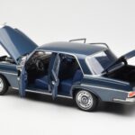 Mercedes 280 SE W108 Dark Blue Metallic Norev 1:18 183534 - image 5 of 8