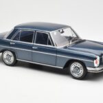 Mercedes 280 SE W108 Dark Blue Metallic Norev 1:18 183534 - image 6 of 8