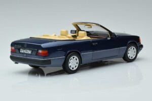 Mercedes 300 CE-24 A124 Cabriolet Nautical Blue Limited Edition Norev 1:18 183879 Diecast — photo 3 of 7
