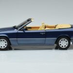 Mercedes 300 CE-24 A124 Cabriolet Nautical Blue Limited Edition Norev 1:18 183879 Diecast - image 4 of 7