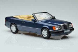 Mercedes 300 CE-24 A124 Cabriolet Nautical Blue Limited Edition Norev 1:18 183879 Diecast — photo 5 of 7