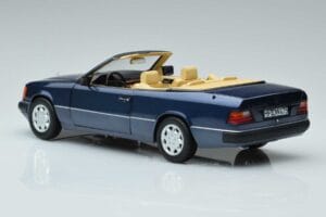 Mercedes 300 CE-24 A124 Cabriolet Nautical Blue Limited Edition Norev 1:18 183879 Diecast — photo 6 of 7