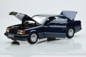 Mercedes 300 CE-24 C124 Coupe Nautical Blue Limited Edition Norev 1:18 183882 Diecast — photo 2 of 7