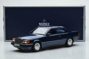 Mercedes 300 CE-24 C124 Coupe Nautical Blue Limited Edition Norev 1:18 183882 Diecast — photo 7 of 7